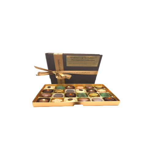 Luxury 24-Piece Handmade Chocolate Truffles in Book Gift Box