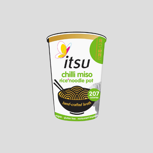 Buy Itsu Chilli Miso Rice Noodle Cup 63g | Only £2.00 | IndianGroceryUK
