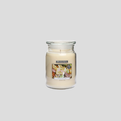 Wickford & Co White Chocolate Scented Candle 18oz: Indulgent Home Fragrance