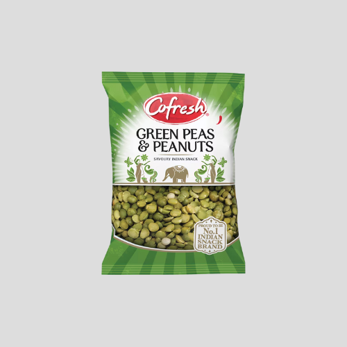 Cofresh Spicy Green Peas & Peanuts 325G - Bold and Crunchy Snack Mix