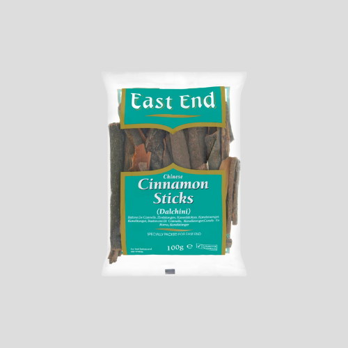 "East End Chinese Cinnamon Sticks 100G - Authentic Aromatic Flavor