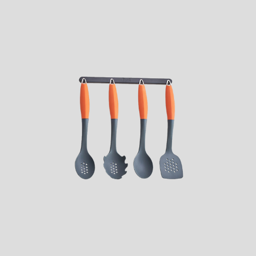Eyra Design All Hands Kitchen Utensils Set – Vibrant Orange, Complete Collection – Only £57