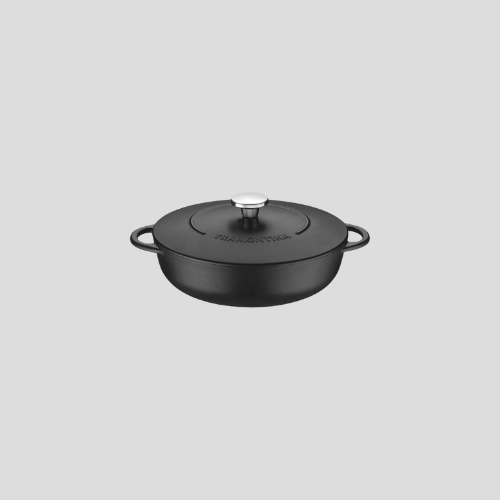 Tramontina Enamelled Cast Iron Shallow Casserole Dish 28cm (4.1L) – Premium Quality, Only £95