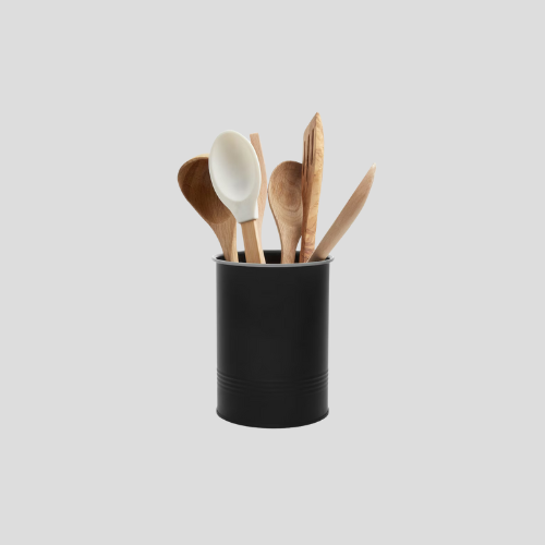 VonShef Matte Black Utensil Holder – Stylish Kitchen Organiser for £13.99 | IndianGroceryUK