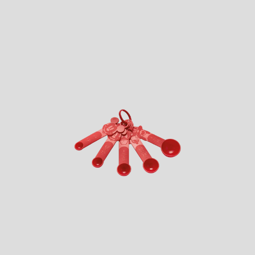 Prestige Disney Measuring Spoons – Red Non-Stick Kitchen Tool for £12.99 | IndianGroceryUK