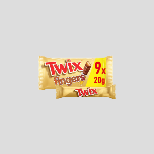 Twix Caramel & Milk Chocolate Fingers 9x20g – Delicious Biscuit Bars Multipack for Just £2.90 at IndianGroceryUK