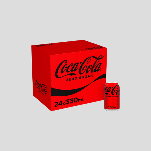 Coca-Cola Zero Sugar 24x330ml Cans – Great Taste with Zero Sugar for Only £11 at IndianGroceryUK