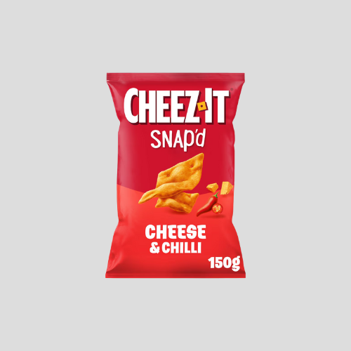 Cheez-It Cheese & Chilli 150g – Spicy & Cheesy Crunchy Snack for Just £2.20 at IndianGroceryUK