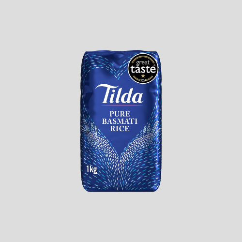 Tilda Pure Basmati Rice 1kg – Premium, Fragrant Rice for Just £5.10 at IndianGroceryUK