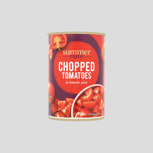 Summer Pride Chopped Tomatoes 400g – Fresh & Juicy Tomatoes for Only £0.75 | Indian Grocery UK