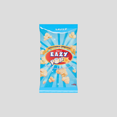 Magicorn Eazypop Microwave Popcorn Salted Flavour 85g – Quick & Tasty Snack for Only £0.90 | Indian Grocery UK
