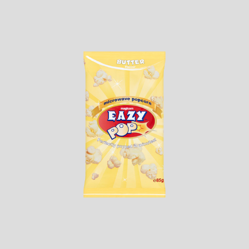 Magicorn Eazy Pop Microwave Popcorn - Butter Flavour 85g - Delicious Snack for Only £0.90 | Indian Grocery UK