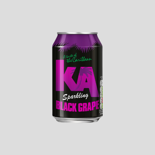 KA Sparkling Black Grape 330ml Can - Refreshing & Sweet for Only £0.90 | Indian Grocery UK