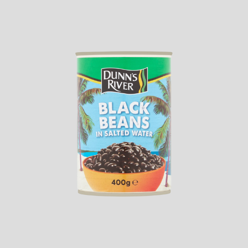 Dunn's River Black Beans in Salted Water 400g - Rich in Protein & Flavor for Only £0.90 | Indian Grocery UK