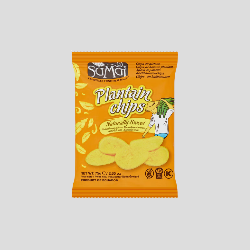 Samai Sweet Plantain Chips 75g - Crispy & Delicious Snack for Only £0.90 | Indian Grocery UK