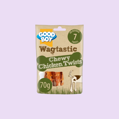 Good Boy Chicken Twists Dog Chew Treats 70G - Tasty and Healthy Canine Delight