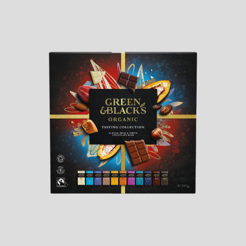 Green & Black's Organic Tasting Collection (395g) – Luxury Boxed Chocolates for £12