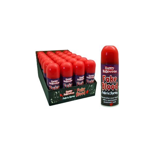 Happy Halloween 200 ml fake blood spray can – red theatrical costume effect