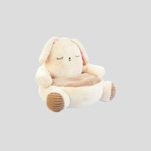 The Kids Edit Sitting Bunny Plush: Soft & Adorable Cuddly Friend