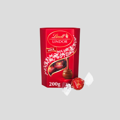 Lindt Lindor Milk Chocolate Truffles (200g) – Smooth, Melting Luxury