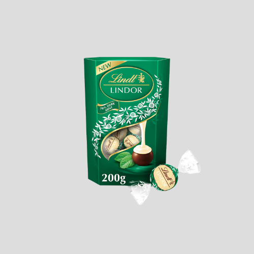 Lindt Lindor Dark Mint Chocolate Truffles (200g) – Smooth, Indulgent & Refreshing