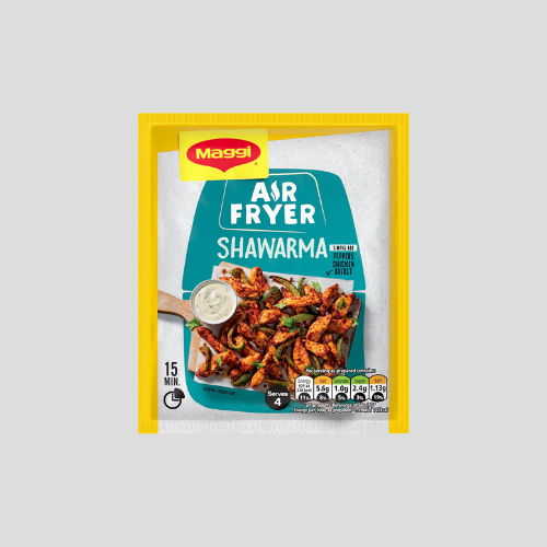 Maggi Air Fryer Shawarma (25g) – Perfectly Seasoned Middle Eastern Flavor | Only £0.90
