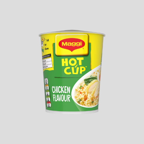 Maggi Hot Cup Chicken Noodles Pot (59.2g) – Instant & Delicious Meal for £1.30