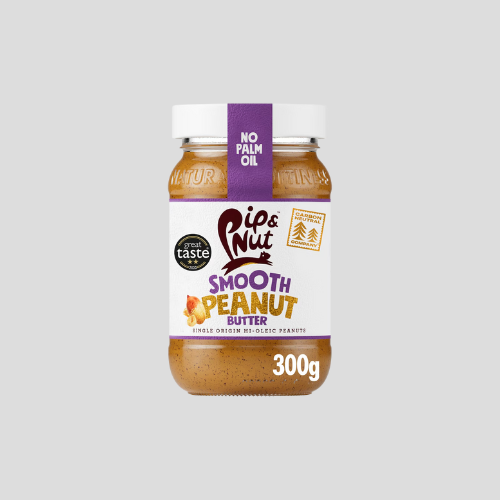 Pip & Nut Smooth Peanut Butter 300g - Natural & Creamy | Only £3.89 at IndianGroceryUK