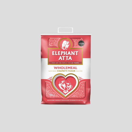 Premium Wholemeal Elephant Atta Chapatti Flour - 10Kg Bag