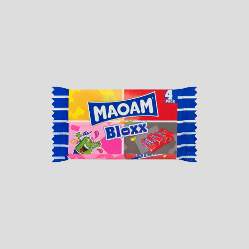 Maoam Bloxx 4 Pack 88g – Only £1.00 | Fruity Chewy Candy Delight