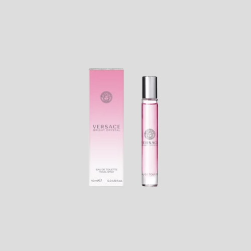 Versace Bright Crystal Eau de Toilette 10ml bottle with elegant design