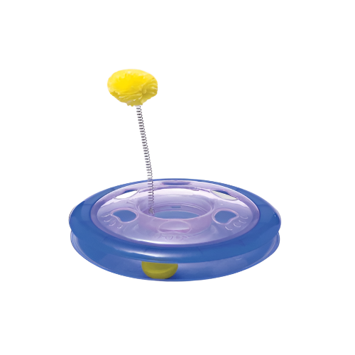 Ancol Acticat Ball Cat Toy – Single Rolling Toy for Cats