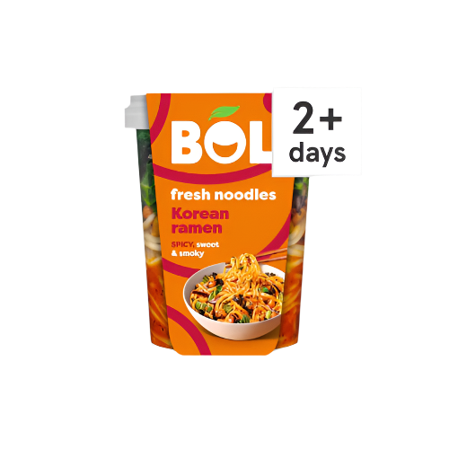 Bol Posh Noodles Korean Chilli Ramen 345g – Spicy Korean Chili Ramen Noodles