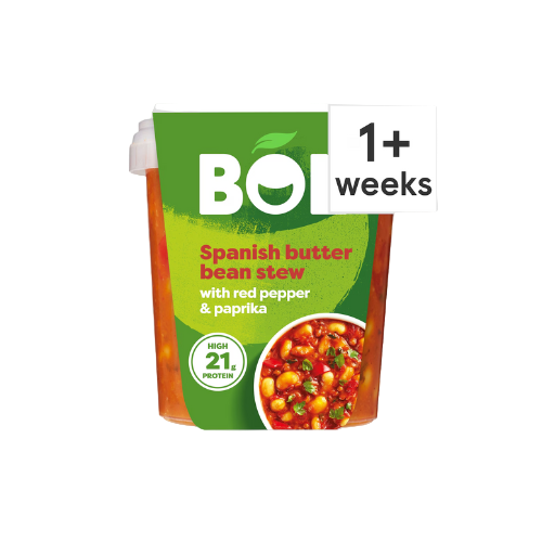 BOL Spanish Butter Bean Stew Power Pot 450g – Vegan Ready Meal with Tomatoes, Butter Beans, and Mediterranean Vegetables