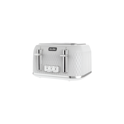 Breville VTT911 Curve 4 Slice Toaster White and Chrome – IndianGroceryUK