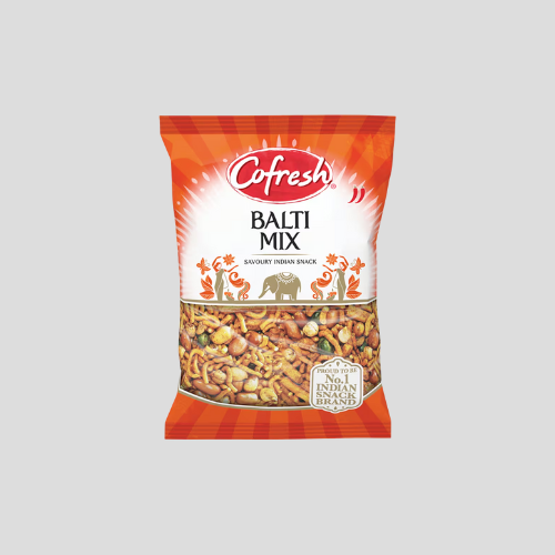 Cofresh Spicy Balti Mix 325g – Crunchy, Spicy Indian Snack with Balti Flavors