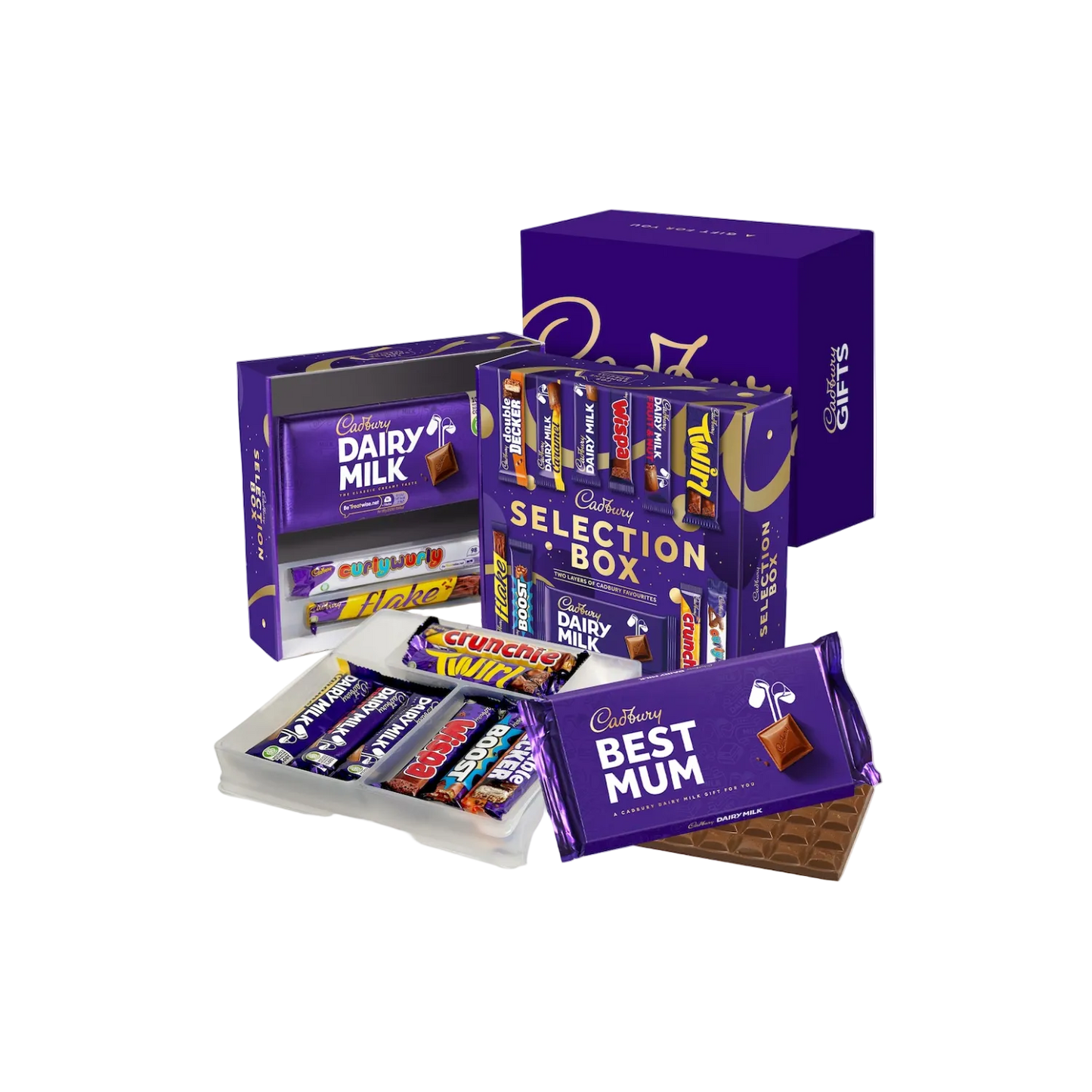 Assorted Cadbury Chocolates in Gift Box for Mum
