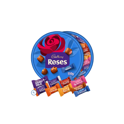 Cadbury Roses Chocolate Tub 550g – Assorted Milk Chocolates – Buy Online UK