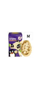 Cadbury White Buttons Shell Egg 91g white chocolate Easter egg UK