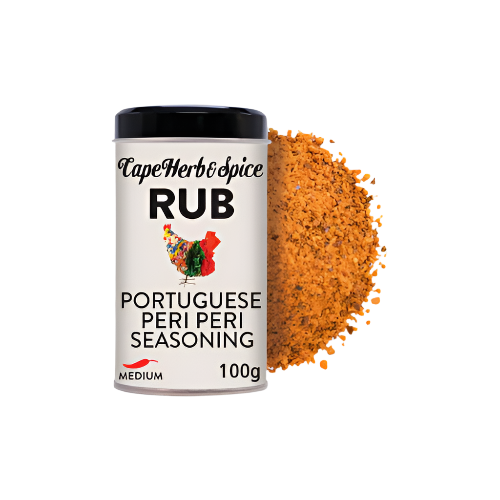 Cape Herb & Spice Portuguese Peri Peri Seasoning Rub 100G – Spicy & Aromatic Blend