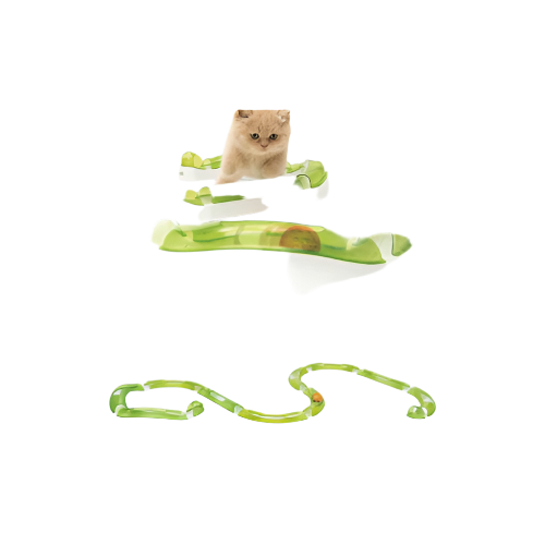 Catit Senses Super Circuit Cat Toy – Interactive Track & Motion Ball for Cats