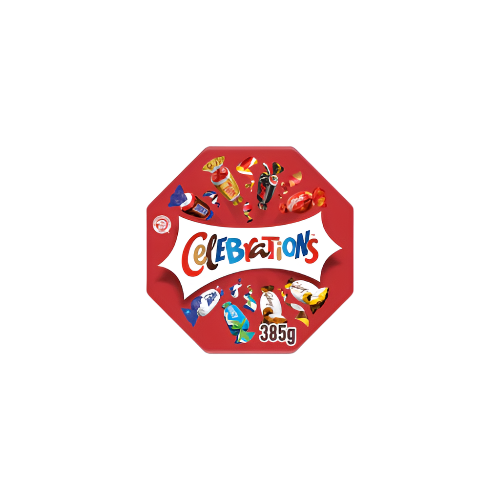 Celebrations Milk Chocolate Box 385g – Assorted Chocolate Bars Gift – Buy Online UK