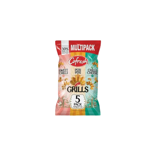 Cofresh Potato Grills Multipack – 5 Pack Indian Snack 5x20g