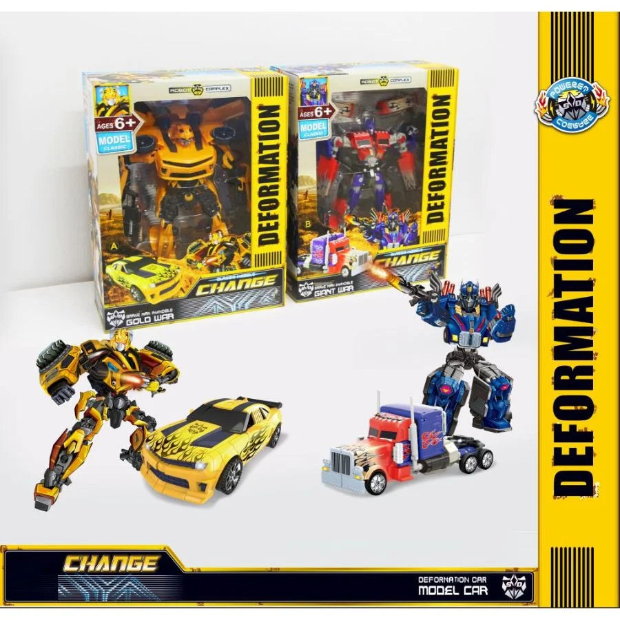 Action and Toy Figures The Model With Optimus Prime Bumblebees