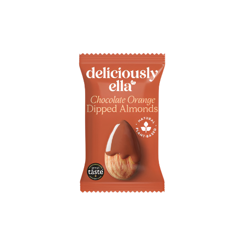 Deliciously Ella Chocolate Orange Dipped Almonds (27g) – Vegan & Gluten-Free