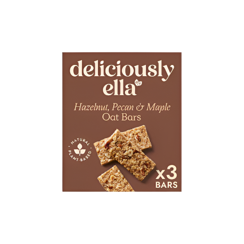 Deliciously Ella Hazelnut, Pecan & Maple Oat Bars (3 x 50g) – Vegan & Gluten-Free