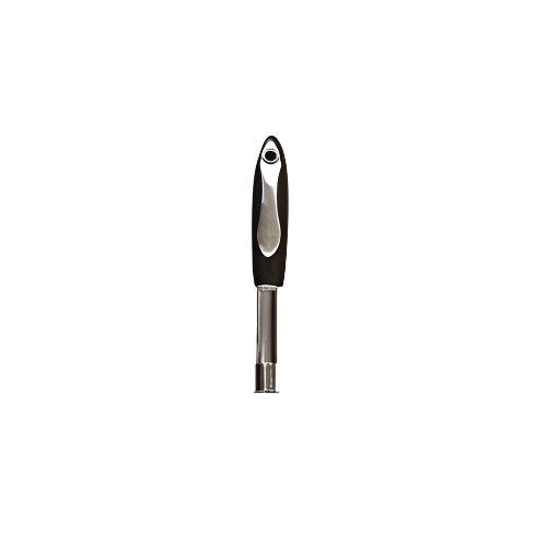 Durane Metal Apple Corer – 2.5 x 20.5cm with Black Handle for Fruit Core Removal