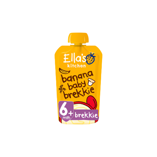 Ella's Kitchen Organic Banana Baby Brekkie 100g – Healthy Organic Baby Food for 6+ Months