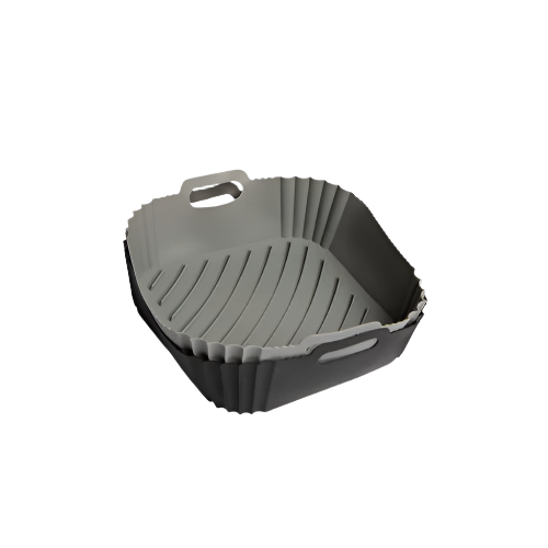 Everyday Essentials Large Silicone Air Fryer Liners 2 Pack - Reusable, Non-Stick, Heat-Resistant Liners for Air Fryers and Ovens