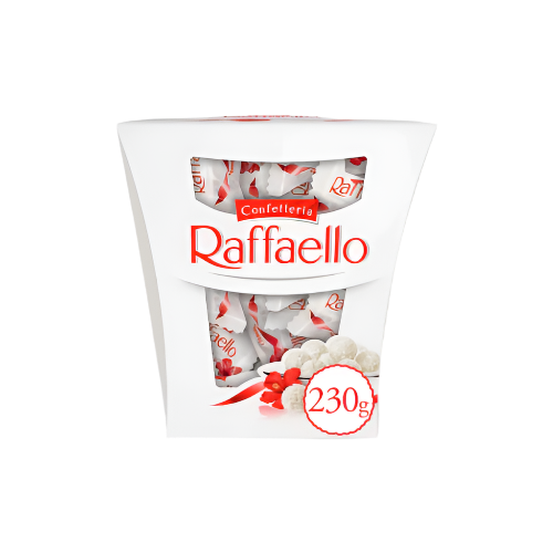 Ferrero Raffaello Coconut & Almond Pralines 230G – Premium Coconut Treat – Buy Online UK